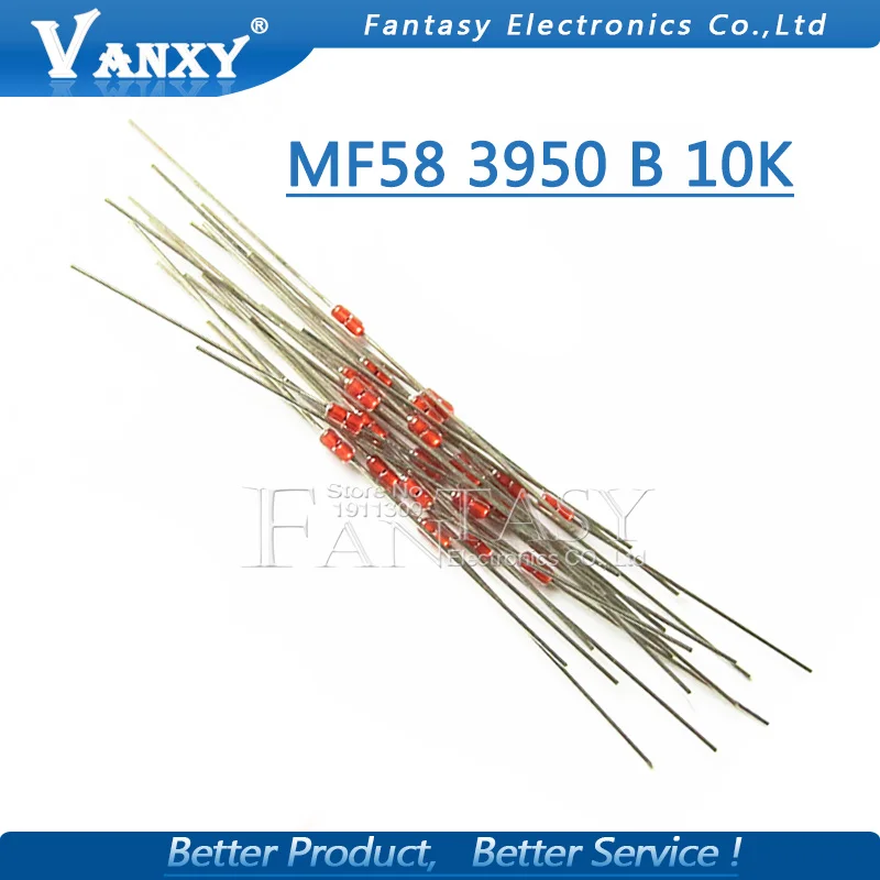20 шт. терморезистор NTC MF58 3950 B 10K ohm 5%|10k ohm|ntc mf58thermal resistor |
