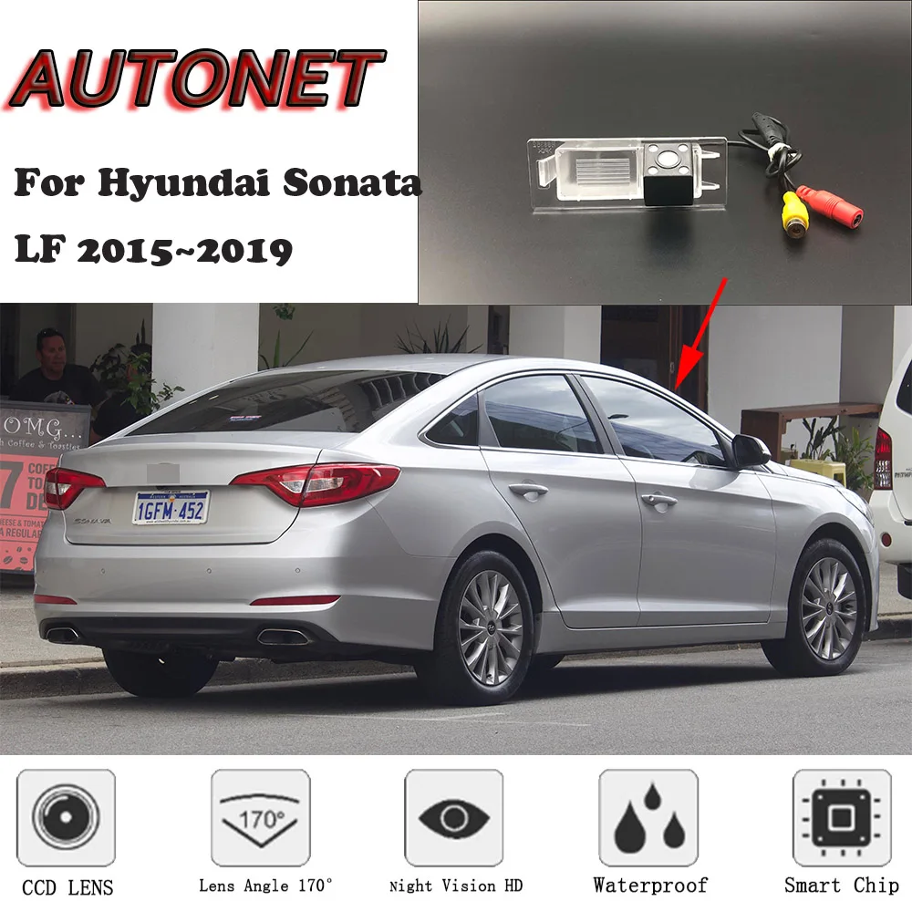 Камера заднего вида для Hyundai Sonata LF 2015 2016 2017 2018 2019 CCD/номерной знак|Камера авто| |