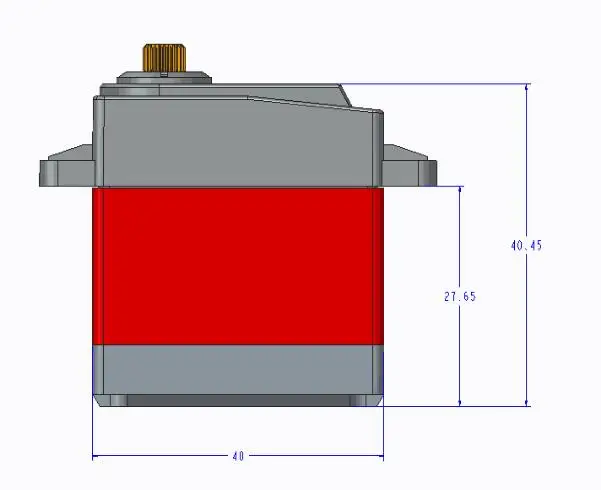 TD-8120MG, водонепроницаемый цифровой сервопривод с металлическим зубчатым редуктором, 20 кг, высокий крутящий момент, угол 180, для радиоуправляемого автомобиля с дистанционным управлением, модель автомобиля, 20 кг сервопривод