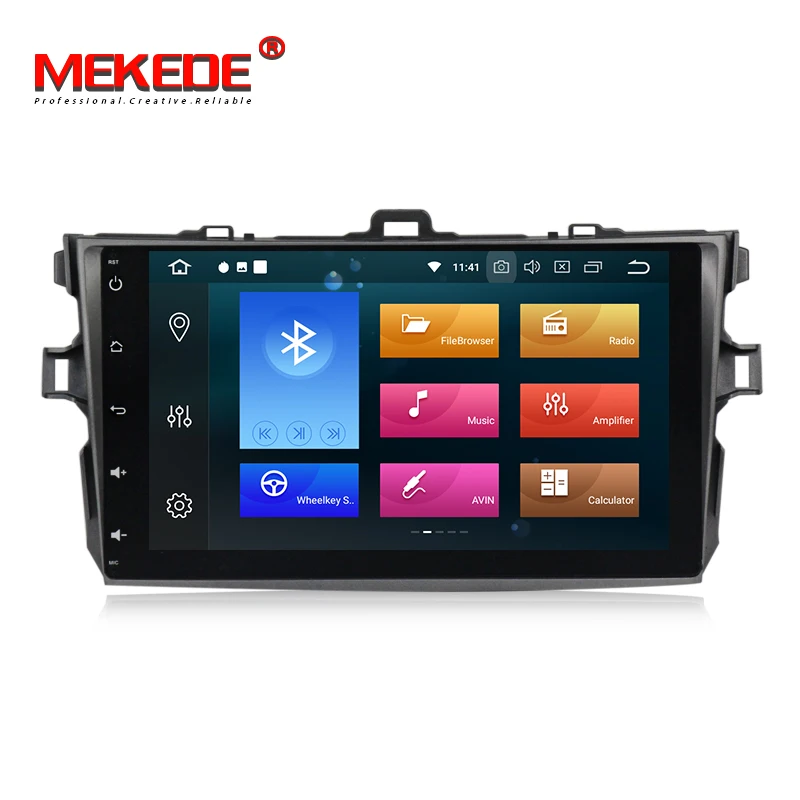 Discount Big Screen 4G RAM Android 9.0 Octa-core Car DVD Player for Toyota Corolla E140/150 2006-2011 with Radio Wifi GPS DVR 32GB ROM 1