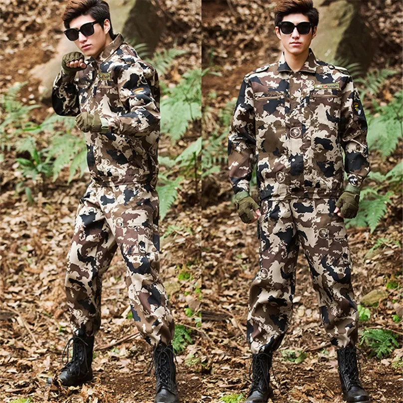 

Camouflage Suit Clothing Breathable coat+Pants Tactical Suits Bionic Suits Snipe Military Clothing Combat uniforms