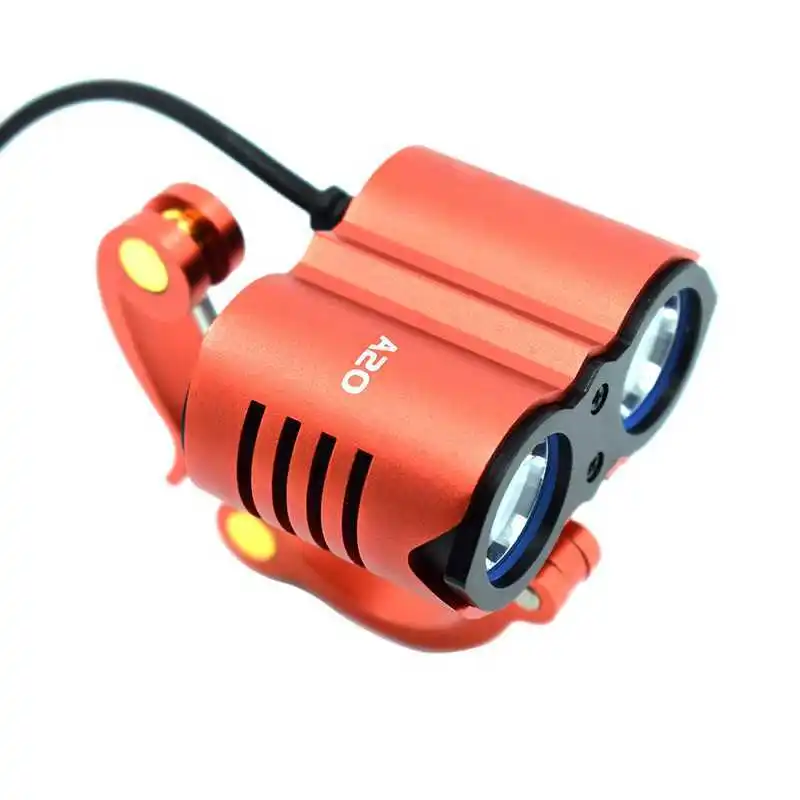 Clearance Wasafire NEW Bicycle Front Light XM-T6 Headlight 7000 Lumen LED Bike Light Lamp Headlamp +18650 Battery Pack 6400mAh/9600mAh 3