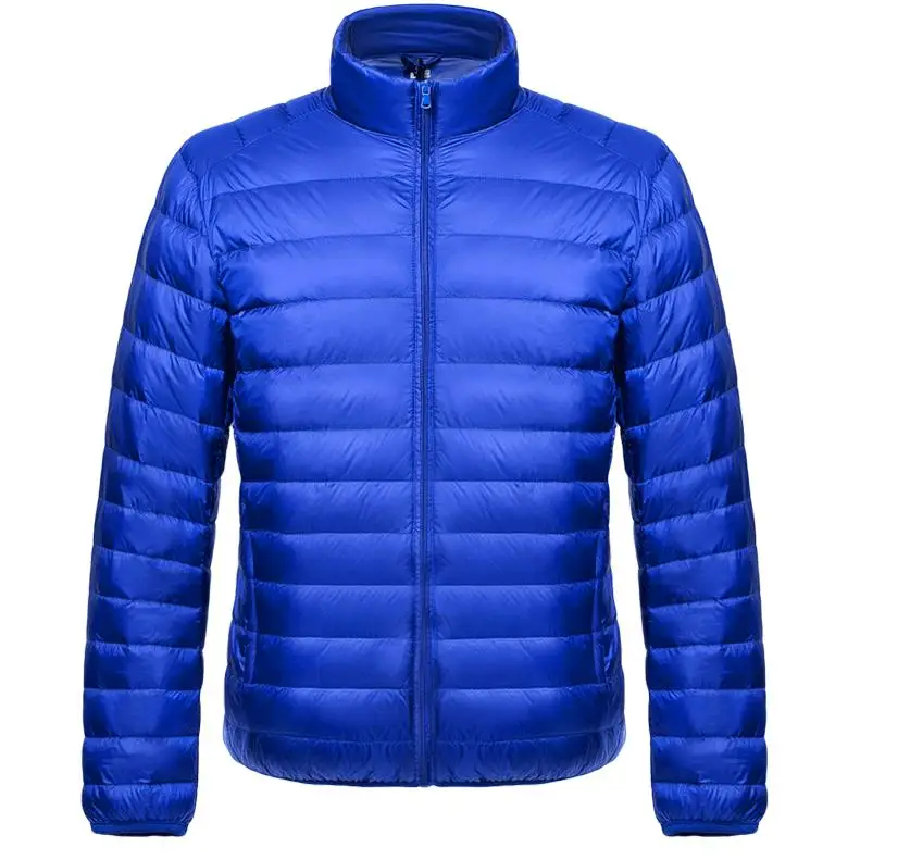 Winter Autumn man Duck Down Jacket Ultra Light Down Winter Jackets Men Stand Collar Outerwear Coat