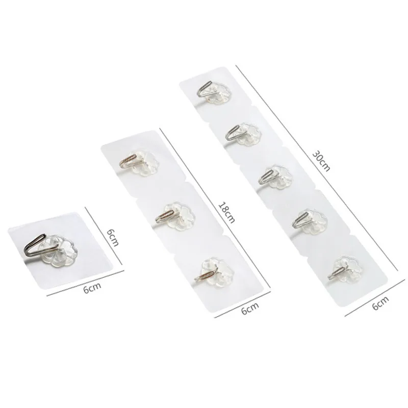 

1/3/5 Pcs Waterproof adhesive hooks for walls Seamless strong stainless steel Wall Hook Hanger for kitchen and bathroom JSX