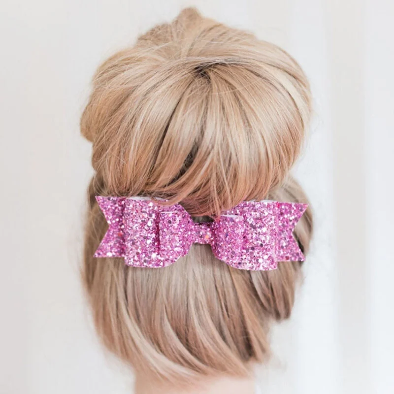 Women Girl Sequins Big Bowknot Barrette Hairpin Hair Clips Hair Bow Chic Stylish Women Girl Sequins Big Bowknot Barrette Hairpin Hair Clips Hair Bow Chic Stylish