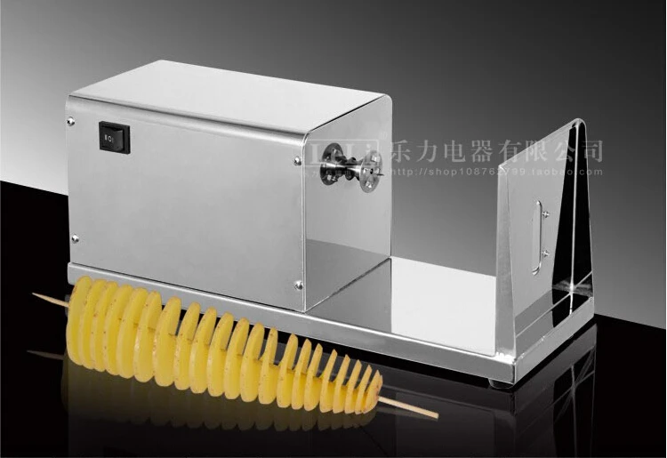 Electric Tornado potato machine, potato spiral cutting machine,potato cutter machine /potato chips machine