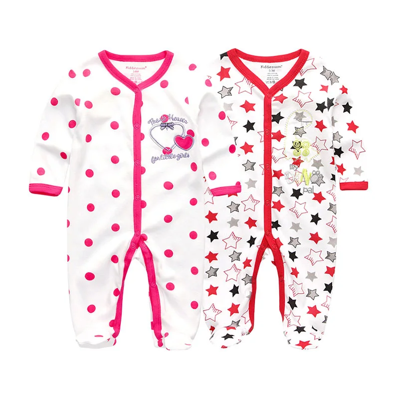 Одежда для новорожденных мальчиков и девочек; комбинезон с героями мультфильмов; костюм для малышей; ropa bebes; детские комбинезоны с длинными рукавами и комбинезон - Цвет: RFL2044