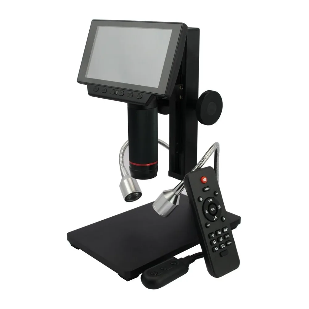 ADSM302 5 дюймов экран цифровой ЖК-микроскоп HDMI 3MP видео запись лупа для PCB мобильный телефон ремонт пайки