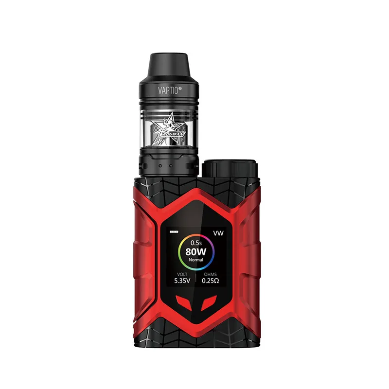 Electronic Cigarette Vaptio Wall Crawler Kit 80W FROGMAN RDA/RDTA Tank 2.0ML Firmware Upgradeable vaporizer TCR 1.3 inch Screen Electronic Cigarette Vaptio Wall Crawler Kit 80W FROGMAN RDA/RDTA Tank 2.0ML Firmware Upgradeable vaporizer TCR 1.3 inch Screen