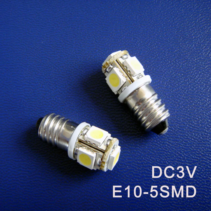 

High quality DC3V E10 Led Warning Signal Indicating Lamp 3V Pilot lamp Instrument Light pinballs Bulbs free shipping 5pcs/lot