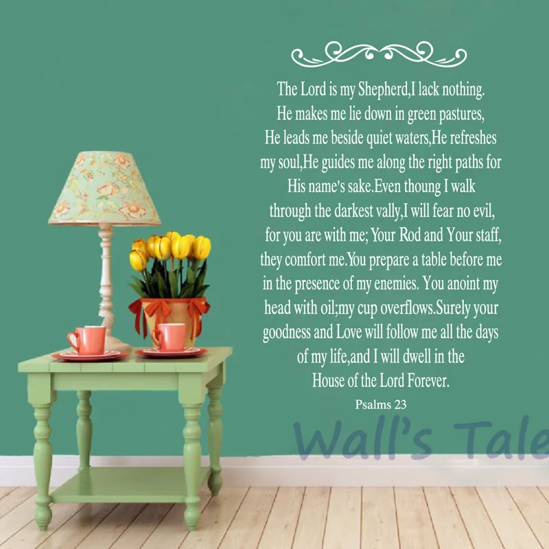 Christian Wall Art Vinyl Decals