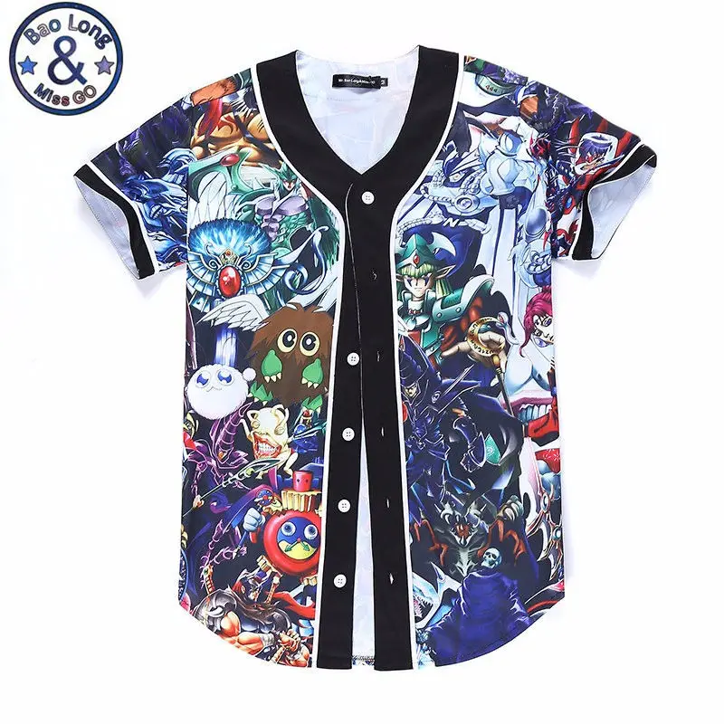 New-Arrive-Summer-Fashion-3D-Anime-Saint-Seiya-Legend-of-Sanctuary-Print-Baseball-T-shirt-Streetwear