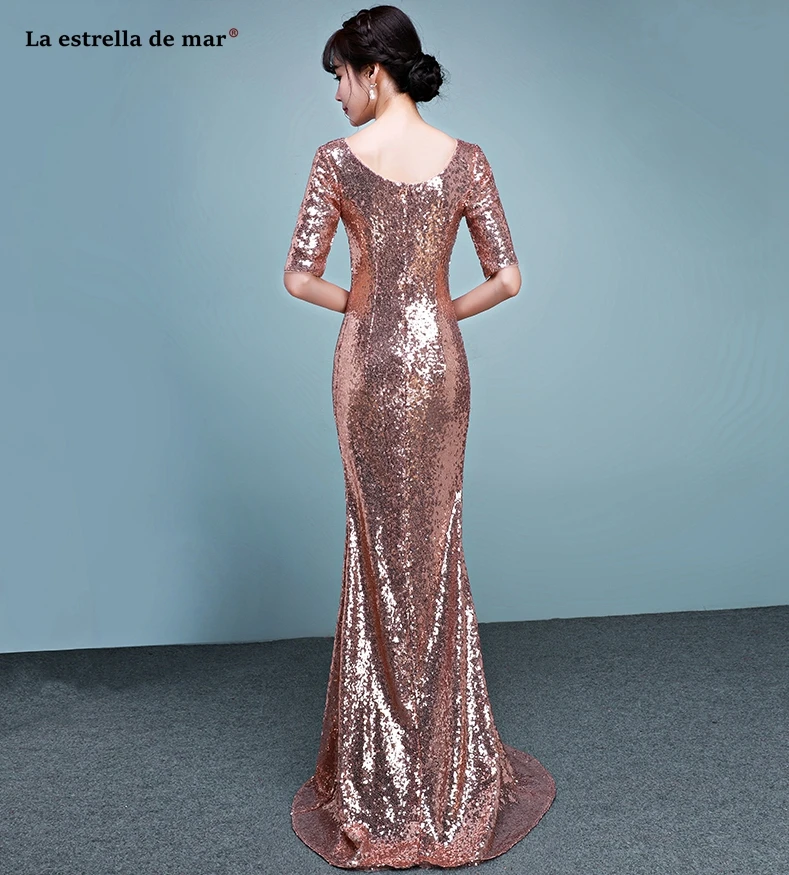 Brautjungfernkleid2019 Новый сексуальный V образным вырезом Тонкий плечевой ремень богемный стиль бордовый свадебное платье с блестками Короткие