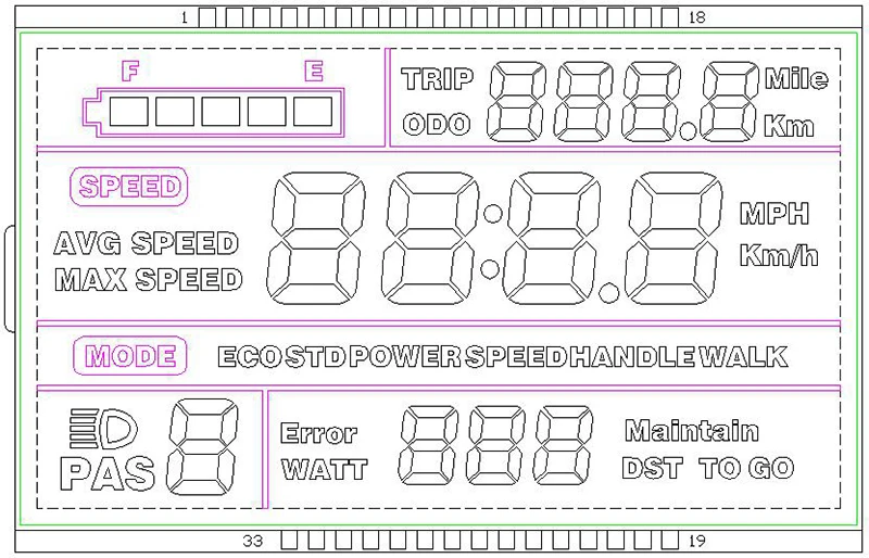 Sabvoton контроллер программируемый LCD-SW900 метр 48В 60В 72В с ПА функции для электрического велосипеда