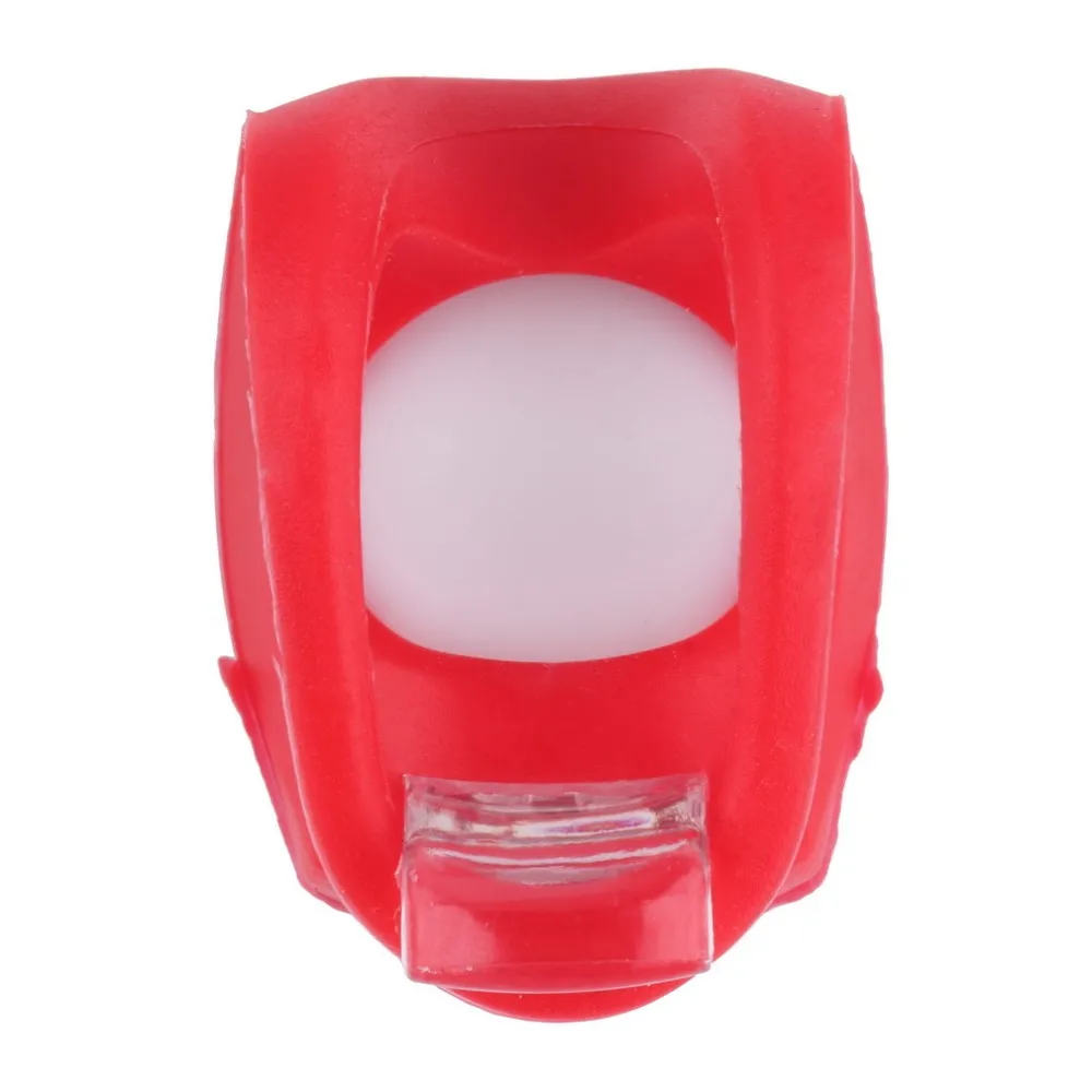 Flash Deal 1 pc Waterproof Silicone LED Bike Bicycle Cycling Head Front Rear Wheel LED Flash Light Lamp with LR1130 battery Newest 10