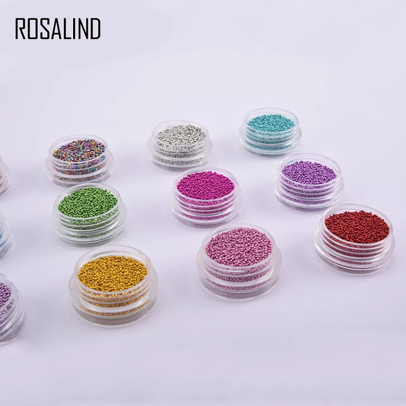 ROSALIND 1 мм искусство ногтей фотобусины шпильки Гель лак Типсы 3D DIY очаровательные