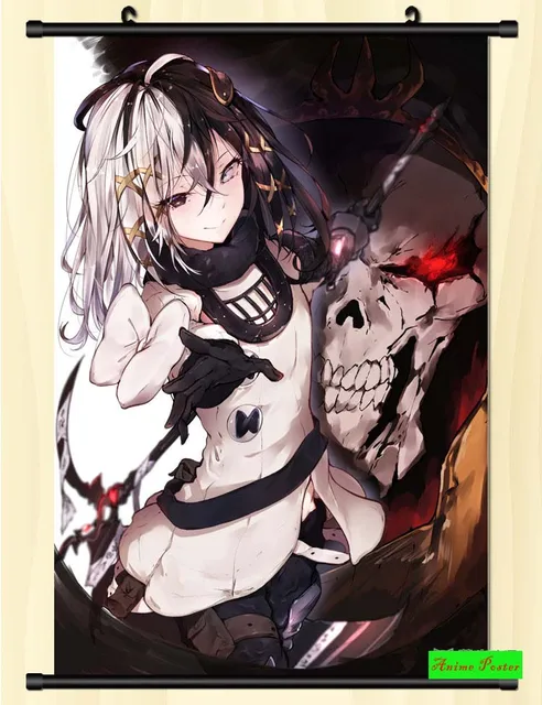 Anime Overlord Scroll Wall Poster Otaku Home Decorate Decor Gift 60×90cm #X72