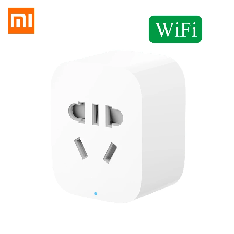 

Original Xiaomi Smart Socket Plug WiFi Wireless Remote Socket Adapter Timer Power Detection with MI Smart Home Mihome APP