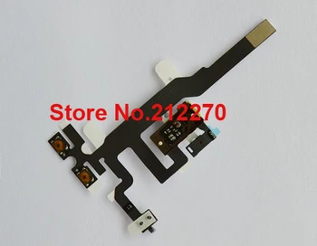 

YUYOND 100pcs/lot For iPhone 4S Black Head phone Audio Volume Jack Flex Cable Replacement part Black/White