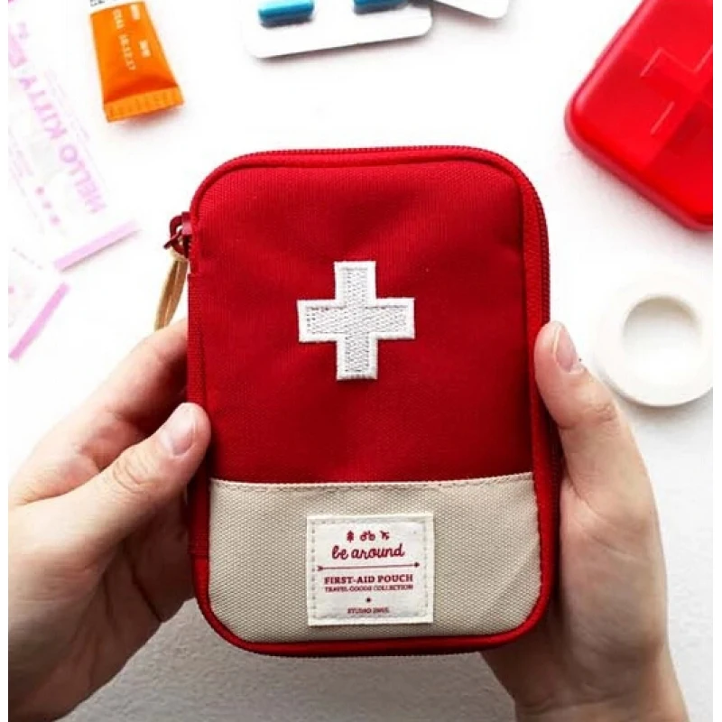 

1Pc Mini Portable Outdoor Travel Portable Small First-Aid Kit Home Medical Durable Polyester Storage Bags for Traveling 3
