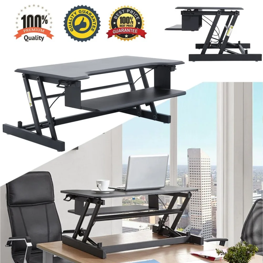 

Monitor Riser Height Adjustable Standing Desk Lifting Notebook Desk Foldable Computer Table Laptop Desk With Keyboard Holder