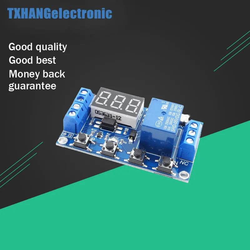 Micro USB 5V LED Automation Delay Timer Control Switch Relay Module Display New