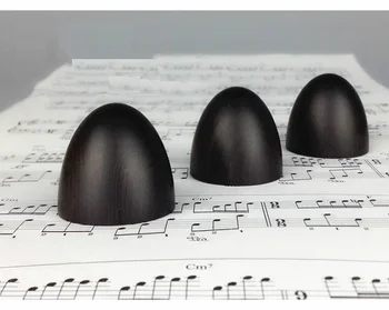 

6PCS Big 33mm Speaker Spike Isolation Stand Ebony wood CD AMP Turntable HIFI Feet Base