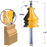 כלים לעיבוד 5Pc 8mm Shank מארז & נתבו דפוס Base Bit Set Cnc קו הסכין הניגר קאטר שֶׁגֶם קאטר כלים לעיבוד עץ (5)