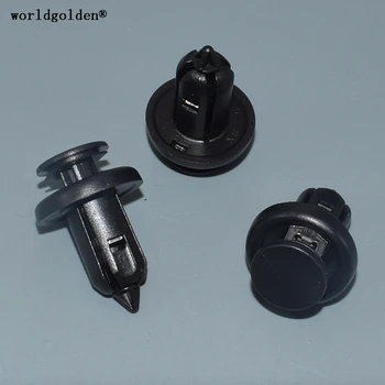 

worldgolden 100pcs auto fasteners Front & Rear Fender Push-Type Retainer for Honda#91506-S9A-003(91506S9A003)