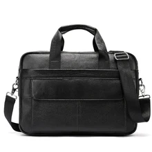 Новая распродажа, Винтажный Мужской портфель из натуральной кожи, кожаная деловая сумка из коровьей кожи, ноутбук, первый слой, сумка-мессенджер, сумка для работы с ПК