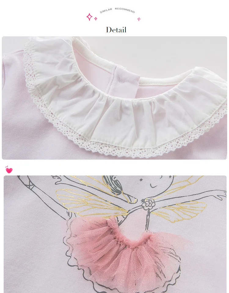 DBZ10264 dave bella/Весенняя модная футболка для маленьких девочек, топ для малышей, детские футболки высокого качества, одежда в полоску