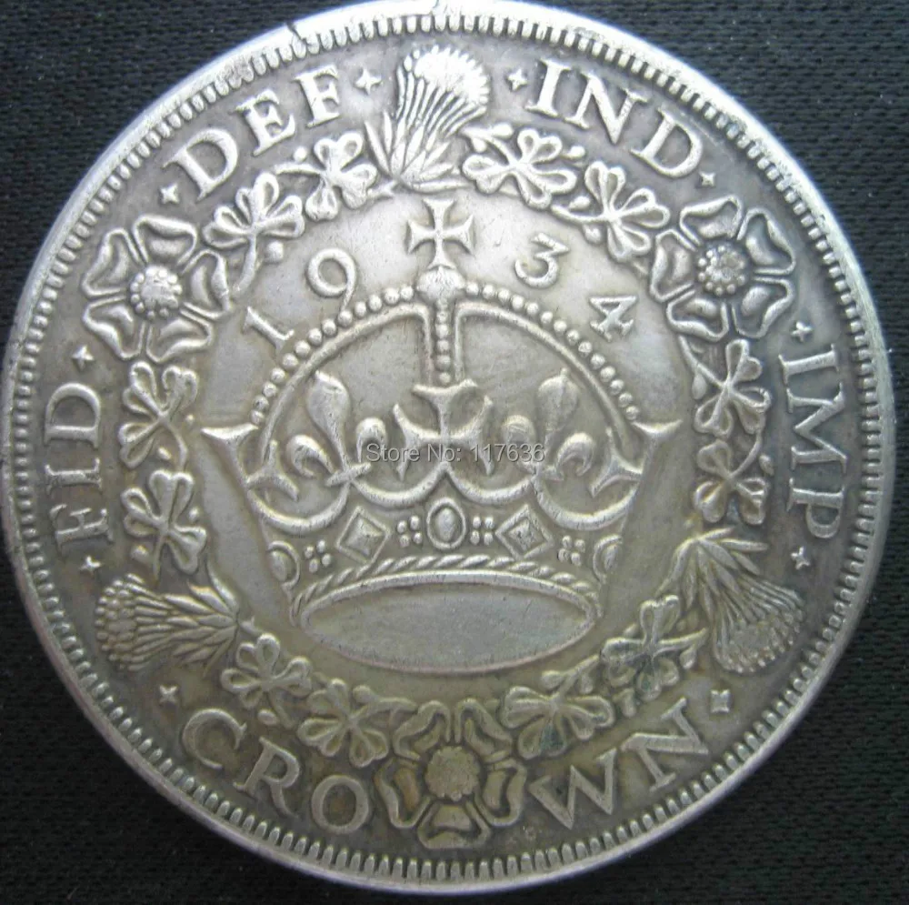 

great britain 1934 wreath crown copy coins