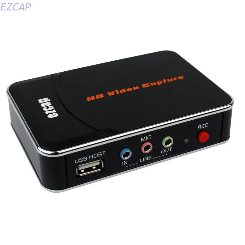 

HD Video Game Capture Box HDMI YPbPr Recorder One-clink Record Into USB Flash For XBOX 360/One PS3 For WII U 1080P Rec