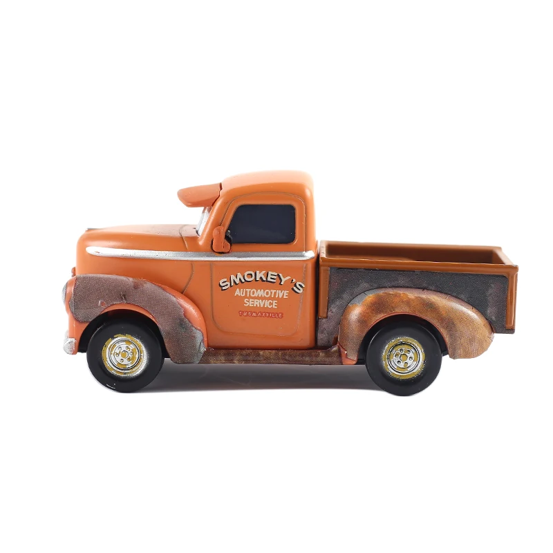 Disney Pixar тачки 3 игрушечный автомобиль Smokey пикап Металл литье под давлением 1:55
