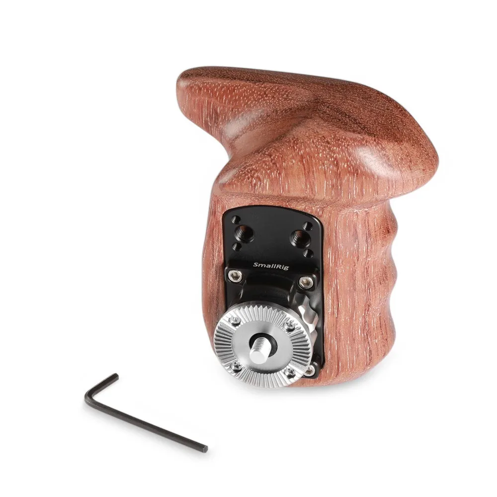 SmallRig камера Видео Ручка Стабилизатор левая сторона деревянная ручка с розеткой для крепления плеча Rig 1891