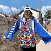 IVYYE распродажа Новые кунжута рюкзаки в уличном стиле Рюкзаки Мультфильм рюкзак повседневные студенческие сумки туристический рюкзак унисекс