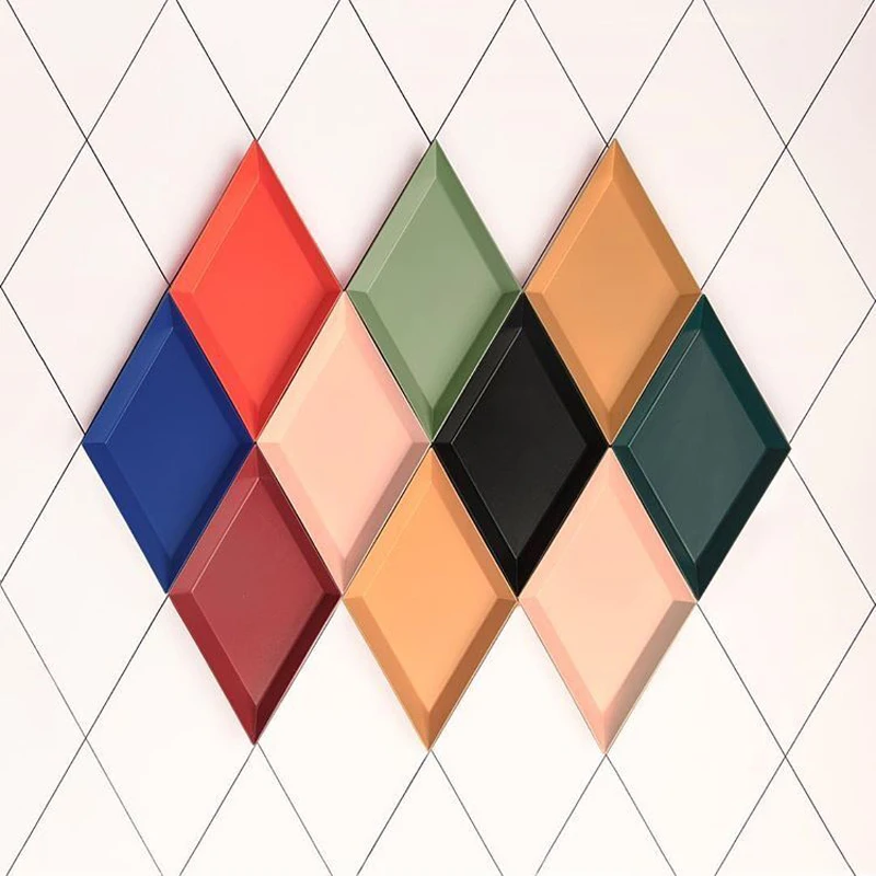 

XS size Colorful polygonal desktop combination storage tray Nordic geometric diamond metal hexagonal tea tray stainless steel