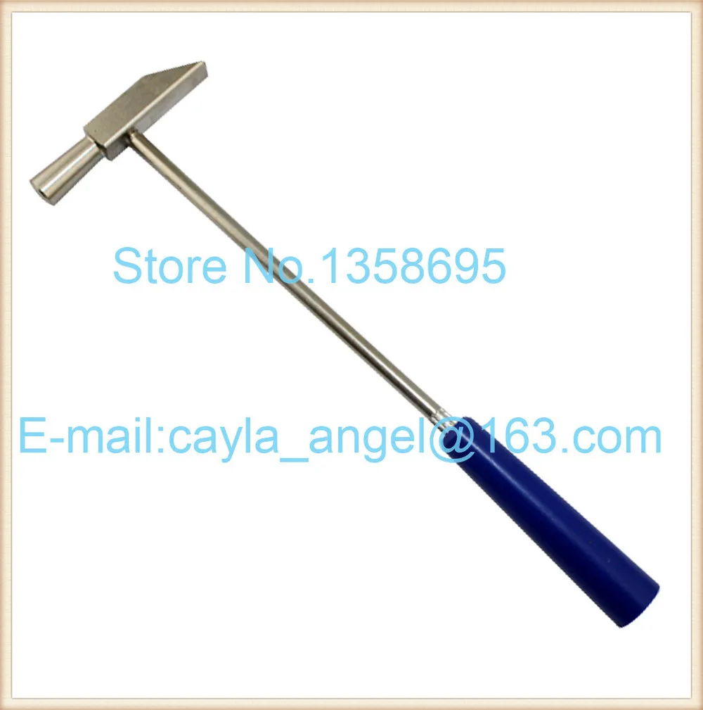 

Blue Rubber Handle Hammer/Stainless Steel Line Hammer,Power Reduced Multi-purpose For Jewelry DIY/Repair Tools