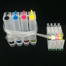 T0631 T0632 T0634 CISS System Mit Chip Für Epson Stylus C67 C87 CX3700 CX4100 CX4700 Ohne Tinte