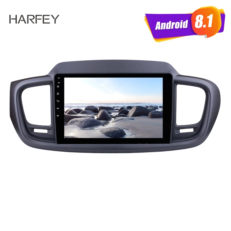 

Harfey Radio Car Multimedia Player 10.1" Android 8.1 For 2015 2016 KIA SORENTO GPS Nav Head unit with 3G WiFi Bluetooth USB SWC