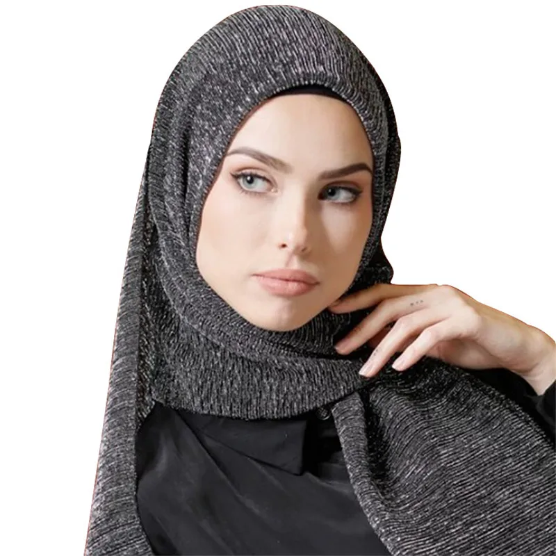 75*180 см мусульманский хиджаб шарф длинное мягкое арабское, турецкое тюрбан полное покрытие крышка исламское мгновенное обертывание шаль