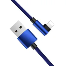 

2 Pieces 2m New Typ Elbow Quick Charging Cable Data USB Line For iPhone 5S/6S/7Plus/8 Type-C Android