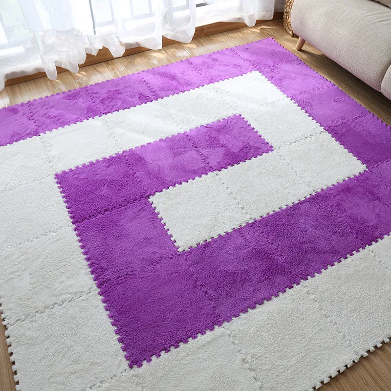 9pcs/lot Living Room Mats Soft Magic Patchwork 30*30CM Carpet Magic