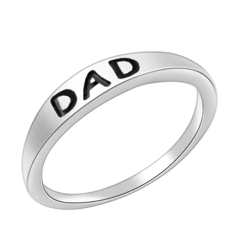 2019 Новое поступление кольцо из нержавеющей стали с гравировкой Love You Dad мужское