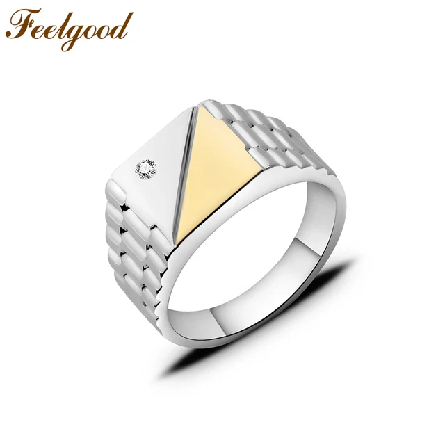Csja Stainless Steel Finger Ring Mix Gold Colors And Silver Color Couple Rings Simple Design Fashion Jewelry Wedding Ring E936 Finger Ring Wedding Ringscouple Rings Aliexpress