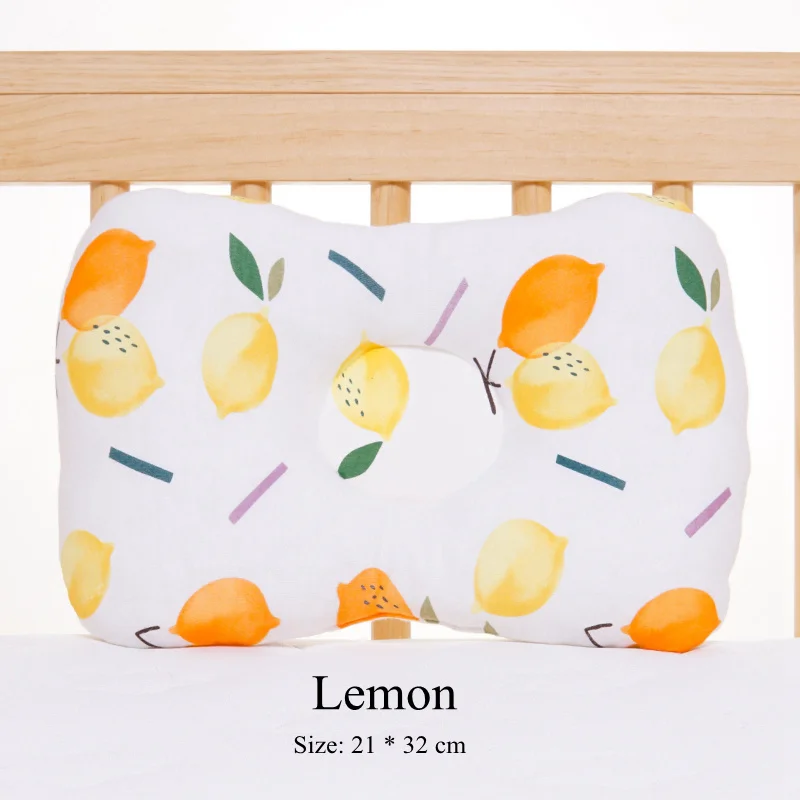 Подушка для защиты головы новорожденных, детские постельные принадлежности, детские подушки для кормления, позиционер для сна, против скатывания, детские подушки-30 - Цвет: Lemon