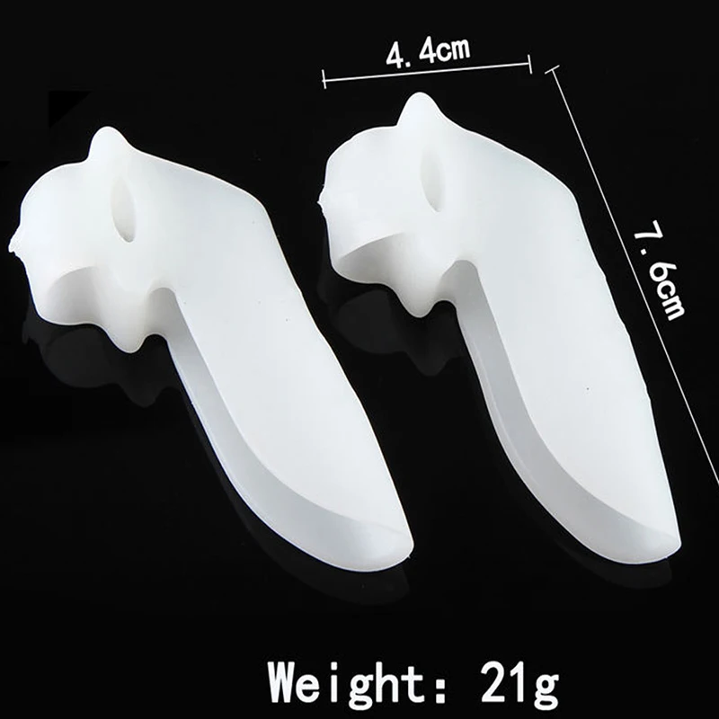 

1 Pair Silicone Foot Toe Separator Thumb Valgus Corrector Bunion Adjuster Hallux Valgus Health99