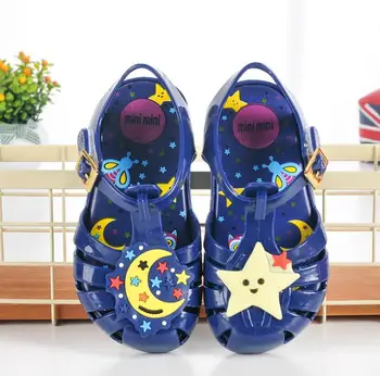 

Summer New girls Princess shoes Soft bottom cartoon Baby Sandals Kids Jelly shoes Boys And Girls Beach shoes Children Sandals