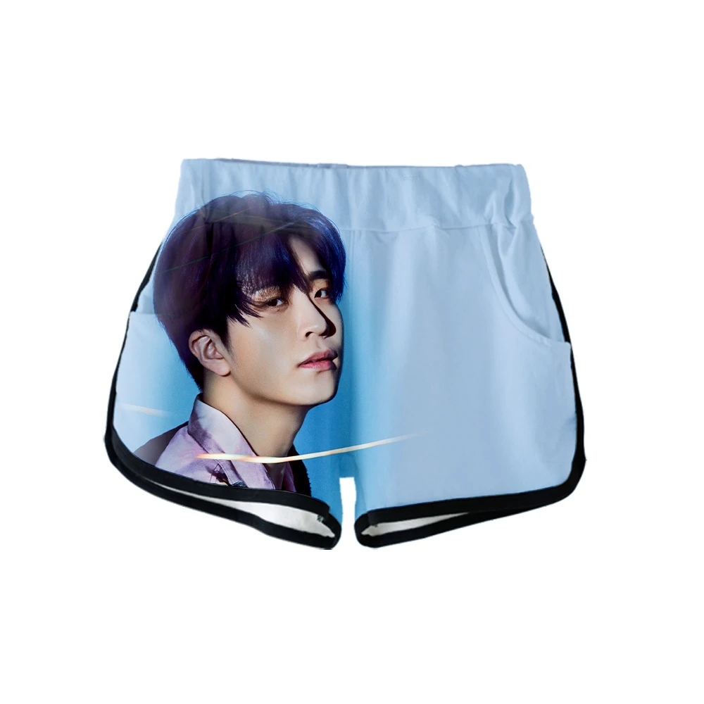 

NEW 3D Kpop Group GOT7 NEW Ablum Shorts Women Jackson YoungJae JinYoung GOT7 Fans Harajuku Sexy Shorts Girl Summer