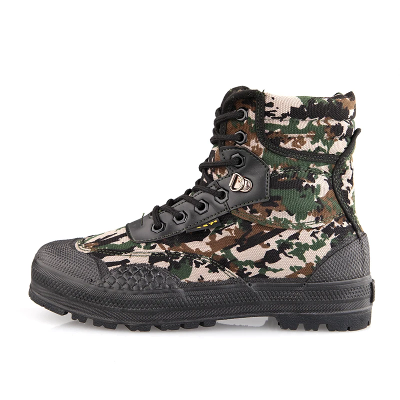 canvas jungle boots